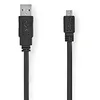 Image de Nedis Câble Plat USB 2.0 A mâle - Micro B mâle 1.0 m