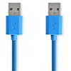 Image de Nedis Câble USB 3.0 A mâle - A M acho 2.0 m Bleu