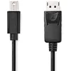 Image de Nedis Nedis Câble Mini DisplayPort-Displa yPort Mini DisplayPort 3.00 m Noir