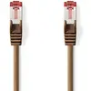 Image de NEDIS Câble CAT6 | RJ45 (8P8C) mâle | RJ45 (8P8C) mâle | S/FTP | Rond | PVC LSZH | Enveloppe 10.0 m Marron