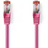 Image de Nedis CCGP85221PK150 câble de réseau Rose 15 m Cat6 S/FTP (S-STP)
