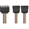 Image de NEDIS 1 SATA MACHO A 2 SATA HEMBRA 0.15M