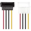 Image de NEDIS Câble d'alimentation Interne | Molex Male | SATA 15 Broches Femelle | Plaqué Or | 0.20 m | Rond | PVC | Divers | Sac en Plastique