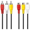 Image de NEDIS Câble vidéo composite 3 x RCA mâle - 3 x RCA Hembr