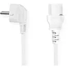 Image de Valueline CABLE-703W-10 Câble d'alimentation Schuko coudé IEC320 C13 10 m Blanc