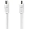 Image de NEDIS CSGP40000WT100 Câble coaxial 90 dB IEC (coaxial) Prise IEC (coaxiale) Câble Antenne 10 m Blanc