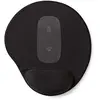 Image de Nedis MPADFG100BK tapis de souris Noir - Tapis de souris (Noir, Uniforme, Synthétique, Repose-poignets)