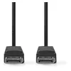 Image de Nedis Câble DisplayPort 1.2 pour connecter Un Moniteur à Un PC, Prend en Charge des résolutions jusqu'à 4K2K à 60Hz Connecteurs plaqués Or 3 m