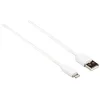 Image de Nedis Câble USB | USB 2.0 | Apple Lightning à 8 Broches | USB-A Mâle | 480 Mbps | 12 W | Plaqué Nickel | 1.00 m | Rond | PVC | Noir | Blister