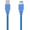 Image de NEDIS Câble USB 3.0 A mâle - A H embrayage 2.0 m Bleu