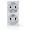 Image de Nedis Adaptateur de Prise de Courant | France/Type E (CEE 7/6) | 250V-50 Hz | Côté câble d'alimentation B: France/Type E (CEE 7/6) | 250 V - 50/60 Hz | 16.0 A | 3500 W | Blanc