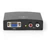 Image de Convertisseur HDMI T - VGA Female / 2X RCA Femelle - Sortie HDMIT - 1 Voie - 1080p - 1,65 Gbps - Aluminium - Anthracite