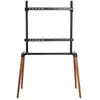 Image de Nedis TVSM7250BK Support pour téléviseur 190,5 cm (75") Noir, Marron