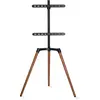 Image de Nedis TVSM7060BK Support pour téléviseur 165,1 cm (65") Noir, Marron