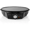 Image de NEDIS FCCM120FBK30 Crêpière | 30 cm | 1200 W | Revêtement anti-adhésif | Réglage de la température | Indicateur lumineux | Fond antidérapant | 33 cm | 30 cm | 32,5 cm | Noir | Métal | Type F (CEE 7/7)
