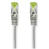 Image de Nedis Câble réseau Cat7 à double blindage pour installations Cat7, convient pour les environnements réseau 10/100/1000/10000 mégabits - 1 m - Gris