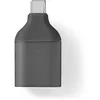 Image de Nedis Adaptateur USB | USB 3.2 Gen 1 | USB Type-C  Mâle | VGA Femelle 15p | Plaqué Nickel | Droit | Aluminium | Gris/Noir | Sac en Plastique
