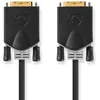 Image de NEDIS Câble DVI | Connecteur DVI-D 24+1 broches | Connecteur DVI-D 24+1 broches | 2560 x 1600 | Plaqué or | 3 m | PVC | Anthracite | Box
