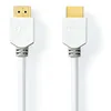 Image de NEDIS Câble HDMI High Speed avec Ethernet | Fiche HDMI  | Fiche HDMI  | 4K @ 60Hz | 18 Gbps | 1,5 m | Rond | PVC | Blanc | Boîte 1,5 m | Blanc