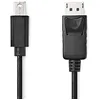 Image de Nedis Câble Mini DisplayPort 1.2 - Connecteur Mini DisplayPort - Connecteur DisplayPort - 21,6 Gbps - Nickelé - 2 m - Rond - PVC - Noir - Sac en plastique