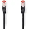 Image de NEDIS Câble Cat 6 | Connecteur RJ45 (8P8C) | Fiche RJ45 (8P8C) | SF/UTP | 2.00 m | Rond | PVC LSZH | Noir | Sac en plastique