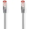 Image de NEDIS Câble Cat 6 - Fiche RJ45 - Fiche RJ45 - S/FTP - 30 m - Rond - LSZH - Gris - Label