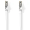 Image de NEDIS Câble Cat 8.1 - S/FTP - Fiche RJ45 - Fiche RJ45-5 m - Rond - LSZH - Blanc - Label