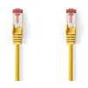 Image de NEDIS Câble réseau CAT6 - Rj45 Male - RJ45 Male - S/FTP - 15 m - Rond - LSZH - Gris - Label
