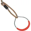 Image de Anneaux de gymnastique en Métal Rouge avec Corde polypropylène