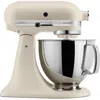 Image de KitchenAid Robot Pâtissier - Artisan - Robot cuisine multifonctions à tête inclinable - Batteur avec 3 accessoires et Bol inox de 4,8 L - Fresh linen