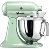 Image de KitchenAid Robot Pâtissier - Artisan - Robot cuisine multifonctions à tête inclinable - Batteur avec 5 accessoires et 2 bols inox de 4,8 et 3 L - Pistache