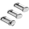 Image de KitchenAid Set Laminoir & Coupe-Pâtes 3 Pièces, Inox, 8 Épaisseurs, Laminoir + Coupe Spaghetti + Coupe Fettuccine, Brosse Nettoyage Incluse