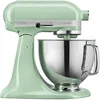 Image de KitchenAid Robot Pâtissier - Artisan - Robot cuisine multifonctions à tête inclinable - Batteur avec 3 accessoires et Bol inox de 4,8 L - Pistache