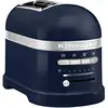 Image de KitchenAid Grille pain pour 2 tranches - Artisan - 7 niveaus de brunnage et fonction décongélation - Vintage design - 2 Large fentes - Toaster avec porte-sandwich - Bleu encre