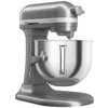Image de KitchenAid Robot Pâtissier - Artisan - Robot cuisine multifonctions à Bol relevable - Batteur avec 5 accessoires et bol en inox de 6,6 L - Gris argent