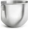 Image de KitchenAid Bol Mélangeur Inox 6.6L, Poignée Ergonomique, Compatible Lave-Vaisselle, Verrouillage Sécurisé, Pour Robots Bowl-Lift 5.6L 6.6L