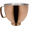 Image de KitchenAid Bol Mélangeur 4.7L en Inox, Finition Cuivre Radiant, Lave-Vaisselle, Compatible Robots à Tête Inclinable 4.3L & 4.7L