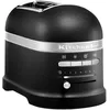 Image de KitchenAid Grille pain pour 2 tranches - Artisan - 7 niveaus de brunnage et fonction décongélation - Vintage design - 2 Large fentes - Toaster avec porte-sandwich - Truffe Noire