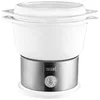 Image de Team Kalorik Cuiseur Vapeur Électrique en Céramique 4.5 Litres, 700 W, Sans BPA, Blanc/Argenté, TKG DG 1002