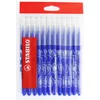 Image de STABILO power - Feutre de coloriage - Recharge schoolpack x 12 feutres pointe moyenne - Bleu