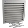 Image de Grille d'aération Renson   lamelles de grille 30 x 30 cm | pour mur de fixation | avec moustiquaire | Aluminium Argent Anodisé