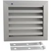 Image de Renson Grille de ventilation   Grille à lamelles 20 x 20 cm | pour mur de fixation | avec moustiquaire | Aluminium Argent Anodisé