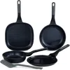 Image de Lot De 4 Poêles Antiadhésives Avec Spatule - 3950601