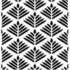 Image de Artemio Feuillage Pochoir Home Déco -, Plastique, Noir, 15,5 x 0,2 x 19,5 cm 15020042