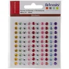 Image de Artemio Lot de 100 Strass Ronds Adhésif, Multicolore