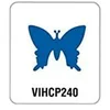 Image de Artemio VIHCP240 Perforatrice à Levier Moyenne Papillon Plastique Multicolore 8,5 x 5 x 12 cm