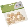 Image de Artemio 25 Pièces 12 mm perles en bois, Beige