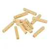 Image de Artemio Set de 12 Perles à 3 Trous Rectangulaires à Décorer, Bois, Beige, 9 x 1,5 x 13 cm 21005028