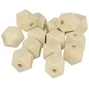 Image de Artemio 14 Perles polygonales en Bois 12x16 mm