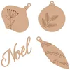 Image de Assortiment de mini formes en bois à suspendre - Splendid Christmas - 12 pcs